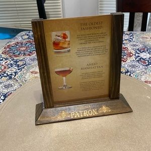 2 Picture frame / drink menu holder 2 pack